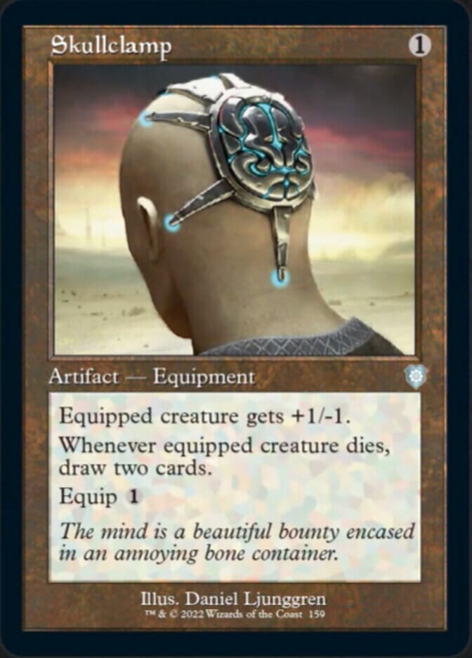 Skullclamp (Retro) [The Brothers' War Commander] MTG Single Magic: The Gathering  | Multizone: Comics And Games