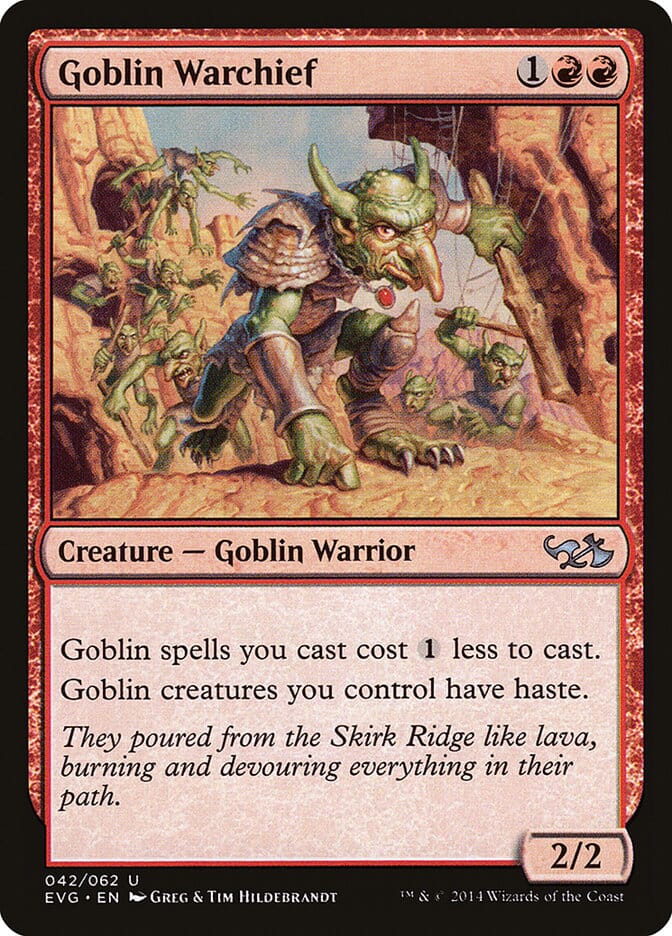 Goblin Warchief (Elves vs. Goblins) [Duel Decks Anthology] MTG Single Magic: The Gathering  | Multizone: Comics And Games