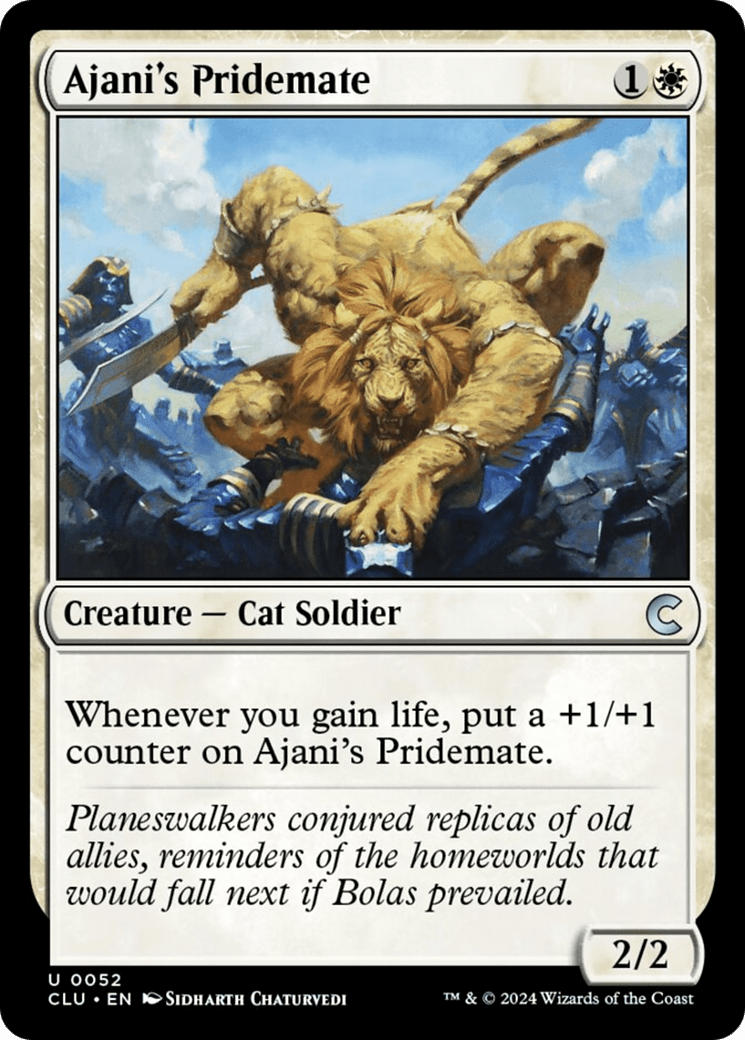 Ajani's Pridemate [Ravnica: Clue Edition] MTG Single Magic: The Gathering  | Multizone: Comics And Games