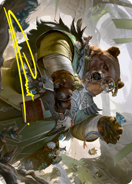 Professor of Zoomancy Art Card (Gold-Stamped Signature) [Strixhaven: School of Mages Art Series] MTG Single Magic: The Gathering  | Multizone: Comics And Games
