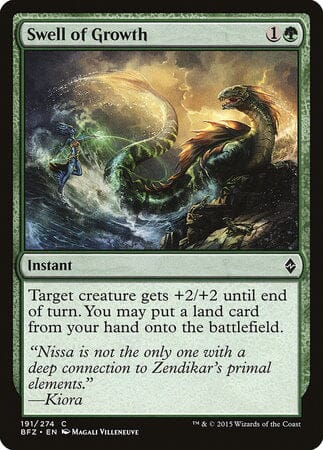 Swell of Growth [Battle for Zendikar] MTG Single Magic: The Gathering  | Multizone: Comics And Games