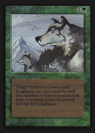 Aspect of Wolf (IE) [Intl. Collectors’ Edition] MTG Single Magic: The Gathering  | Multizone: Comics And Games