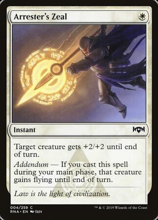 Arrester's Zeal [Ravnica Allegiance] MTG Single Magic: The Gathering  | Multizone: Comics And Games