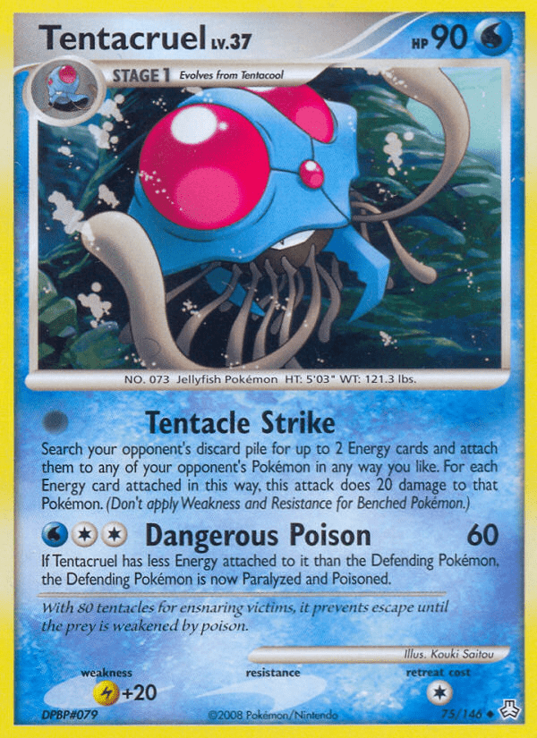 Tentacruel (75/146) [Diamond & Pearl: Legends Awakened] Pokemon Single Pokémon  | Multizone: Comics And Games