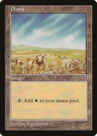 Plains (Buffalo) [Mirage] MTG Single Magic: The Gathering  | Multizone: Comics And Games