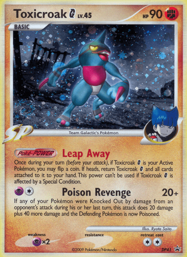 Toxicroak G (DP41) [Diamond & Pearl: Black Star Promos] Pokemon Single Pokémon  | Multizone: Comics And Games