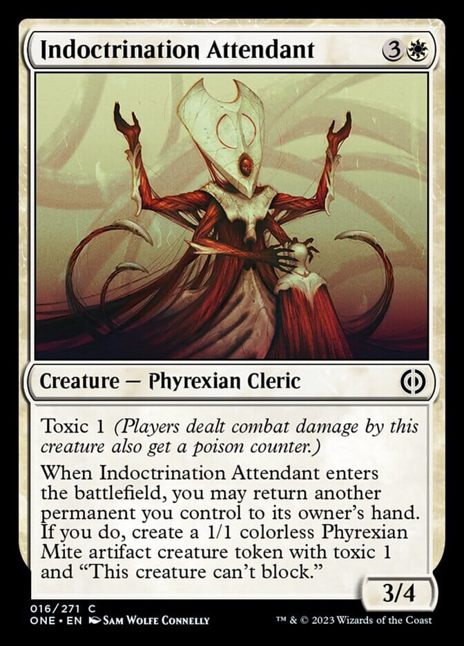 Indoctrination Attendant [Phyrexia: All Will Be One] MTG Single Magic: The Gathering  | Multizone: Comics And Games