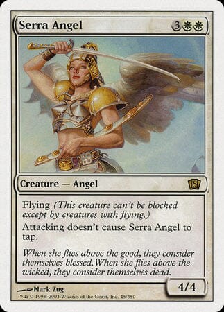 Serra Angel [Eighth Edition] MTG Single Magic: The Gathering  | Multizone: Comics And Games