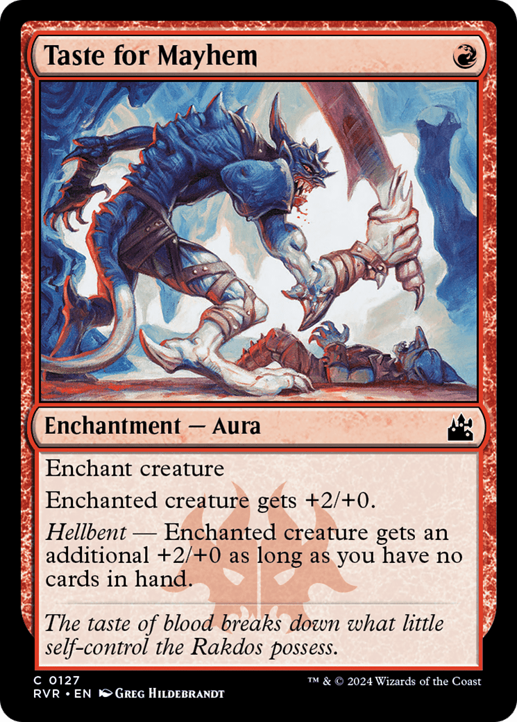 Taste for Mayhem [Ravnica Remastered] MTG Single Magic: The Gathering  | Multizone: Comics And Games