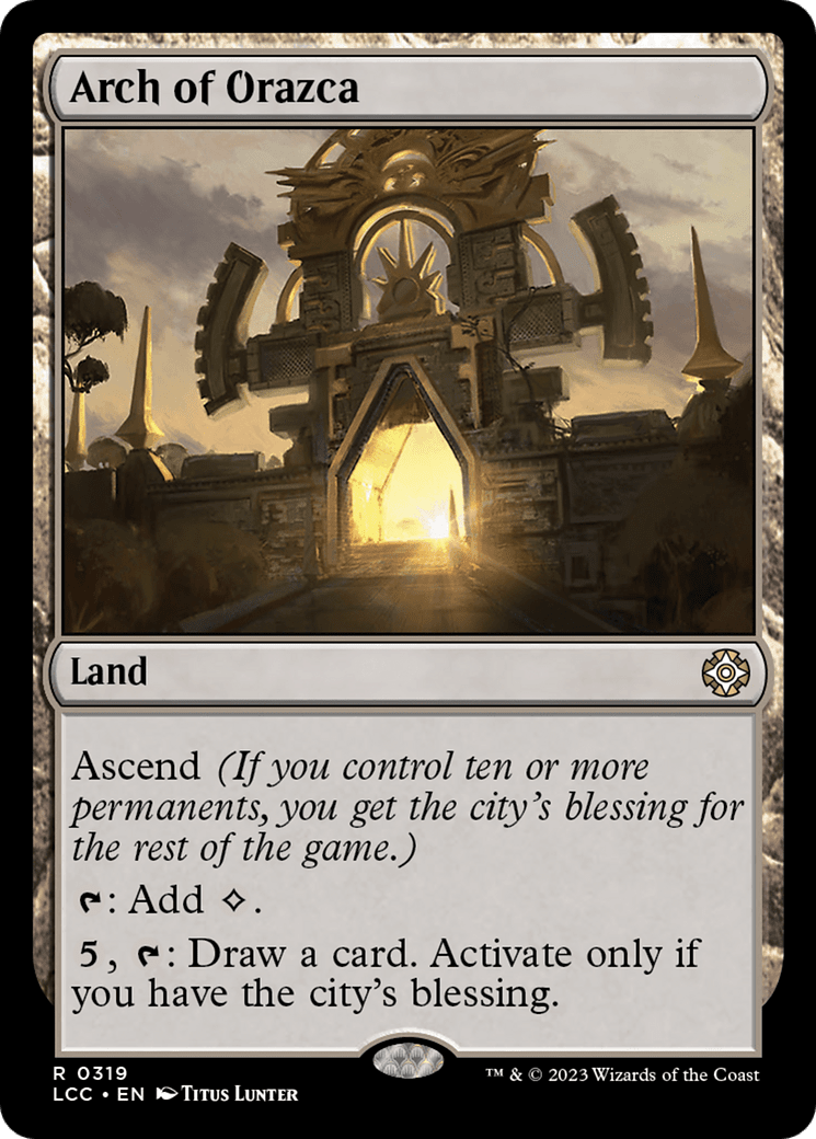 Arch of Orazca [The Lost Caverns of Ixalan Commander] MTG Single Magic: The Gathering  | Multizone: Comics And Games