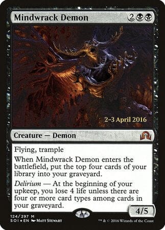 Mindwrack Demon [Shadows over Innistrad Promos] MTG Single Magic: The Gathering  | Multizone: Comics And Games