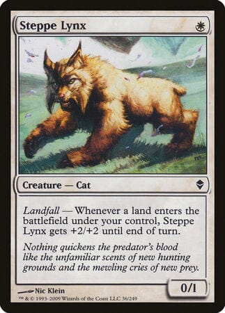 Steppe Lynx [Zendikar] MTG Single Magic: The Gathering  | Multizone: Comics And Games