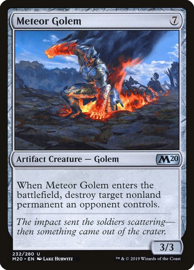 Meteor Golem [Core Set 2020] MTG Single Magic: The Gathering  | Multizone: Comics And Games