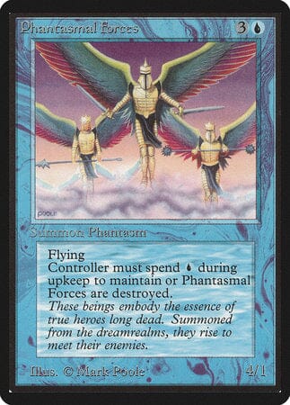 Phantasmal Forces [Limited Edition Beta] MTG Single Magic: The Gathering  | Multizone: Comics And Games