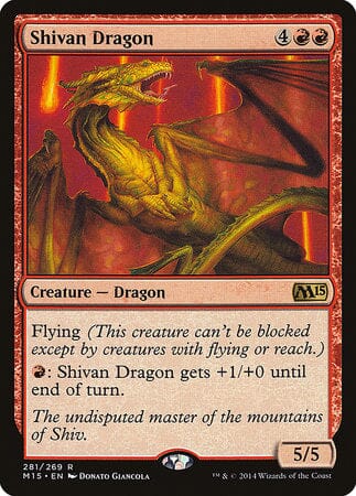 Shivan Dragon [Magic 2015] MTG Single Magic: The Gathering  | Multizone: Comics And Games