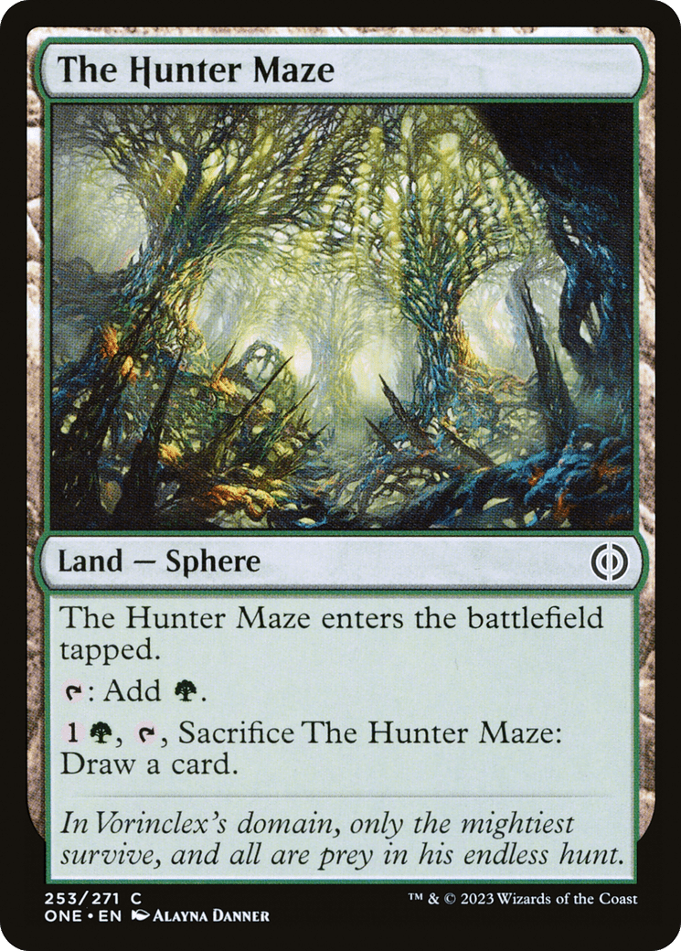The Hunter Maze [Phyrexia: All Will Be One] MTG Single Magic: The Gathering  | Multizone: Comics And Games