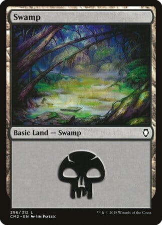 Swamp (296) [Commander Anthology Volume II] MTG Single Magic: The Gathering  | Multizone: Comics And Games