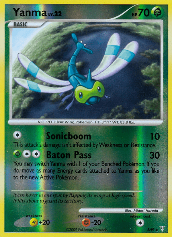 Yanma (SH9) [Platinum: Supreme Victors] Pokemon Single Pokémon  | Multizone: Comics And Games