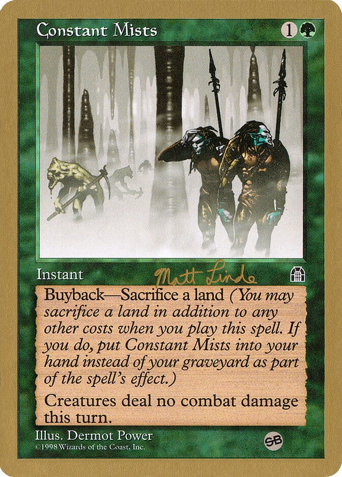 Constant Mists (Matt Linde) (SB) [World Championship Decks 1999] MTG Single Magic: The Gathering  | Multizone: Comics And Games