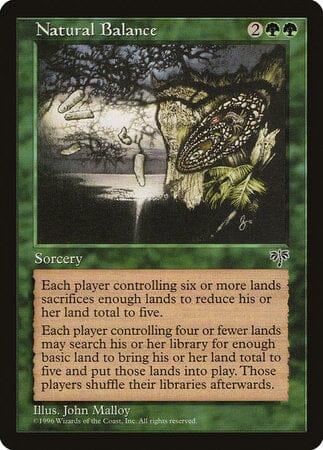 Natural Balance [Mirage] MTG Single Magic: The Gathering  | Multizone: Comics And Games