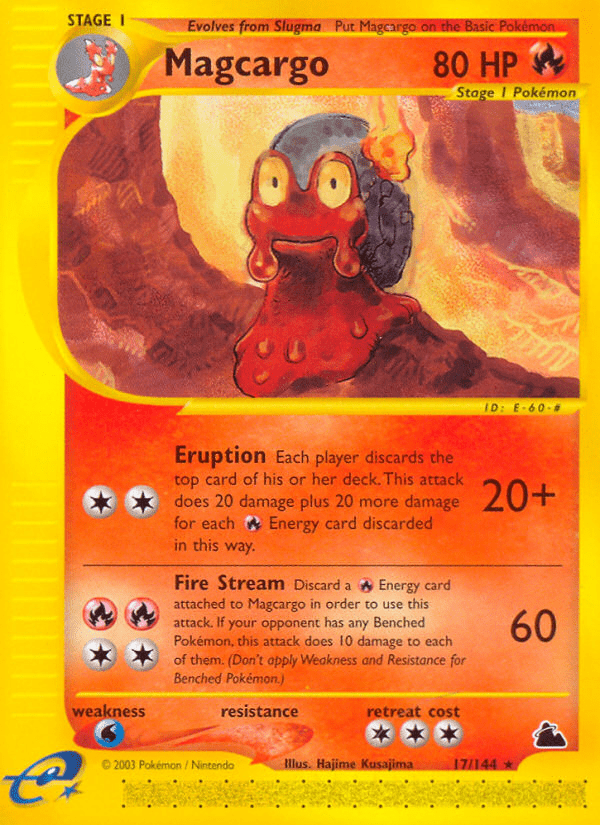 Magcargo (17/144) [Skyridge] Pokemon Single Pokémon  | Multizone: Comics And Games