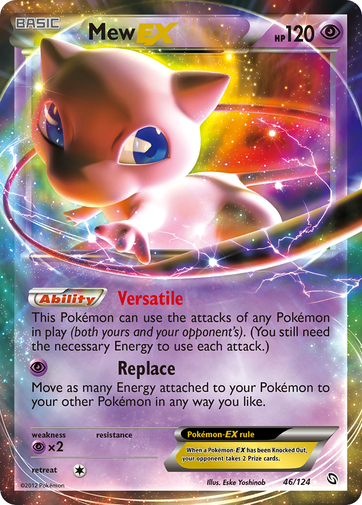 Mew EX (46/124) [Black & White: Dragons Exalted] Pokemon Single Pokémon  | Multizone: Comics And Games