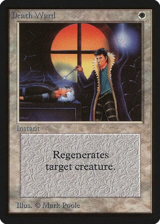 Death Ward [Limited Edition Beta] MTG Single Magic: The Gathering  | Multizone: Comics And Games