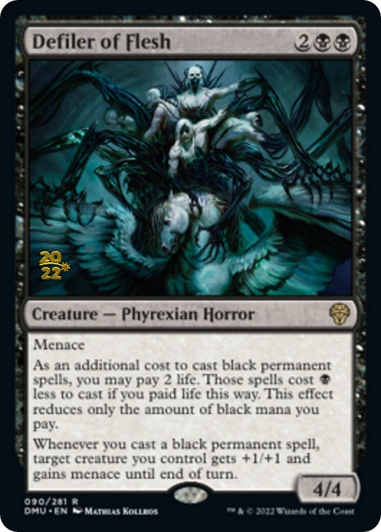 Defiler of Flesh [Dominaria United Prerelease Promos] MTG Single Magic: The Gathering  | Multizone: Comics And Games
