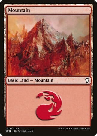 Mountain (303) [Commander Anthology Volume II] MTG Single Magic: The Gathering  | Multizone: Comics And Games