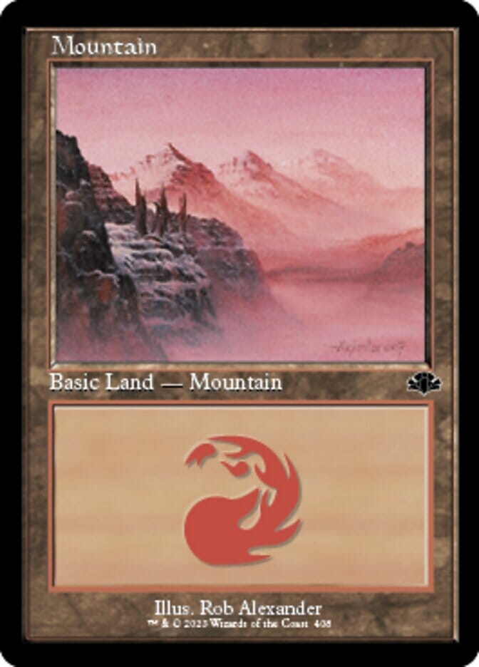 Mountain (408) (Retro) [Dominaria Remastered] MTG Single Magic: The Gathering  | Multizone: Comics And Games