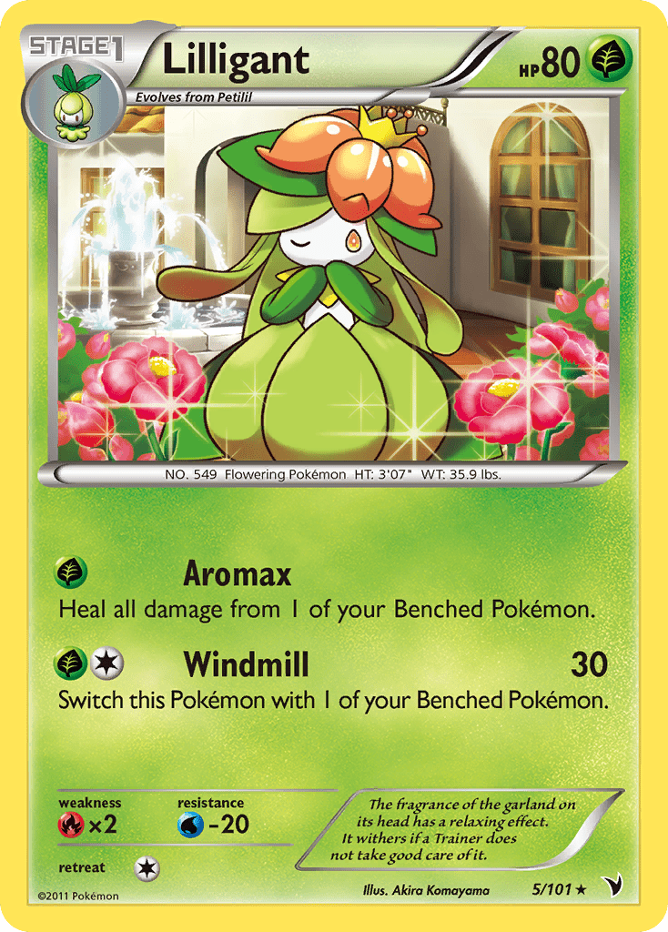 Lilligant (5/101) [Black & White: Noble Victories] Pokemon Single Pokémon  | Multizone: Comics And Games