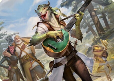 Wandering Troubadour Art Card [Dungeons & Dragons: Adventures in the Forgotten Realms Art Series] MTG Single Magic: The Gathering  | Multizone: Comics And Games