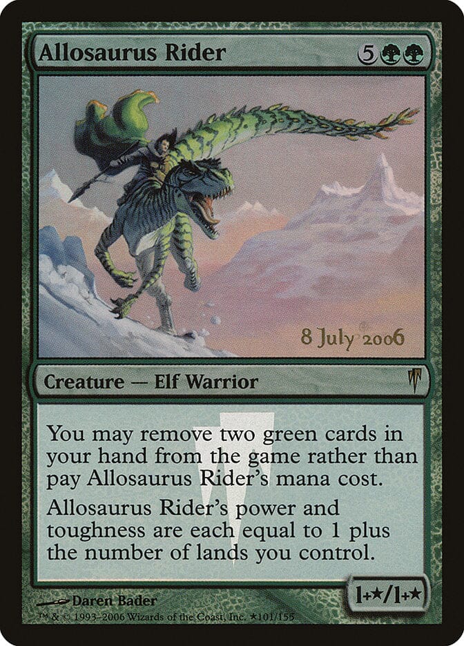 Allosaurus Rider [Coldsnap Promos] MTG Single Magic: The Gathering  | Multizone: Comics And Games