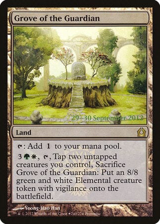 Grove of the Guardian [Return to Ravnica Promos] MTG Single Magic: The Gathering  | Multizone: Comics And Games