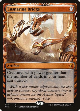 Ensnaring Bridge [Kaladesh Inventions] MTG Single Magic: The Gathering  | Multizone: Comics And Games