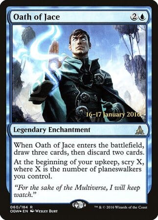 Oath of Jace [Oath of the Gatewatch Promos] MTG Single Magic: The Gathering  | Multizone: Comics And Games