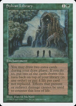 Sylvan Library [Fourth Edition] MTG Single Magic: The Gathering  | Multizone: Comics And Games