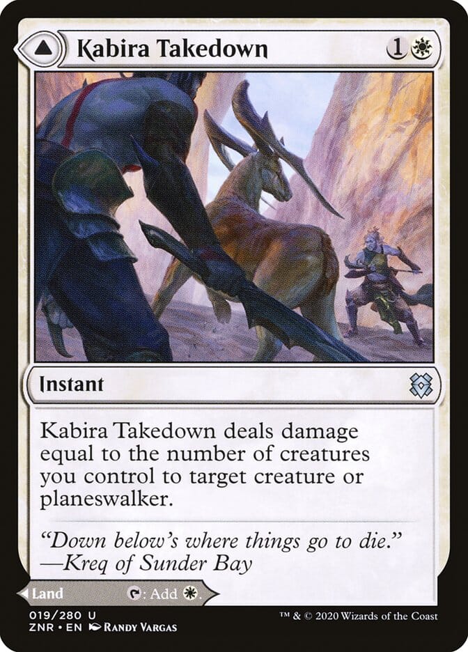 Kabira Takedown // Kabira Plateau [Zendikar Rising] MTG Single Magic: The Gathering  | Multizone: Comics And Games