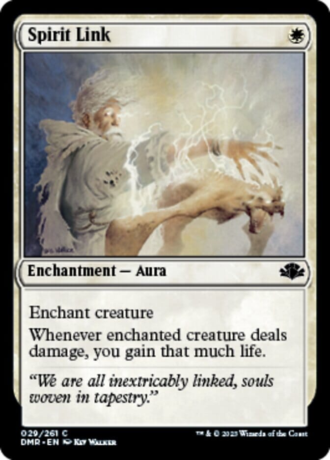Spirit Link [Dominaria Remastered] MTG Single Magic: The Gathering  | Multizone: Comics And Games