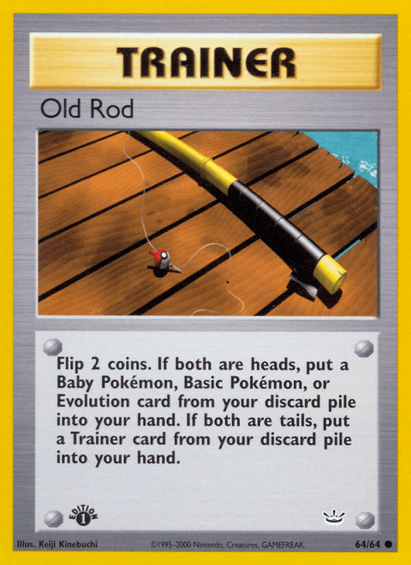 Old Rod (64/64) [Neo Revelation 1st Edition] Pokemon Single Pokémon  | Multizone: Comics And Games