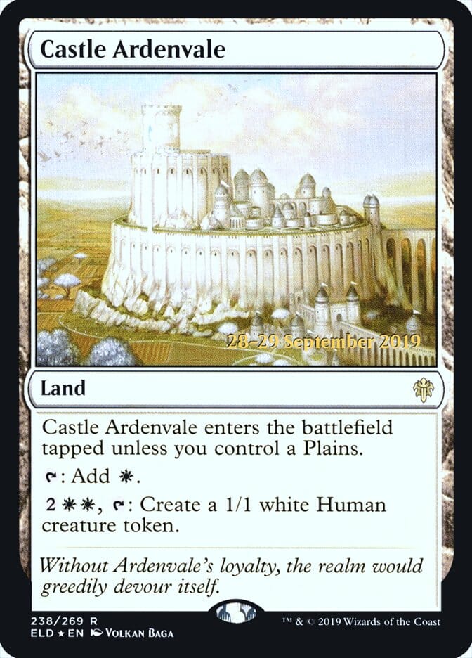 Castle Ardenvale [Throne of Eldraine Prerelease Promos] MTG Single Magic: The Gathering  | Multizone: Comics And Games