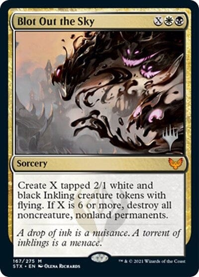 Blot Out the Sky (Promo Pack) [Strixhaven: School of Mages Promos] MTG Single Magic: The Gathering  | Multizone: Comics And Games