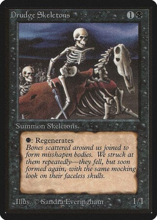 Drudge Skeletons [Limited Edition Beta] MTG Single Magic: The Gathering  | Multizone: Comics And Games