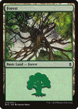 Forest (273) [Battle for Zendikar] MTG Single Magic: The Gathering  | Multizone: Comics And Games