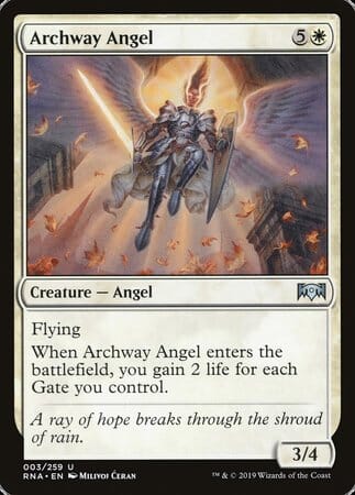 Archway Angel [Ravnica Allegiance] MTG Single Magic: The Gathering  | Multizone: Comics And Games