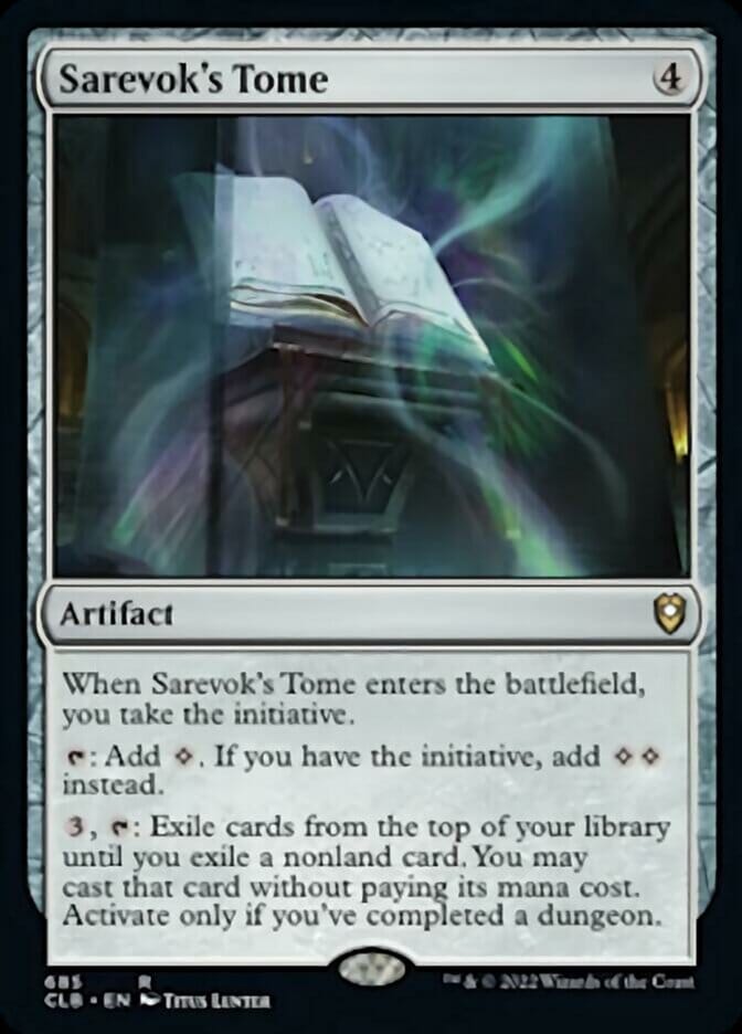 Sarevok's Tome [Commander Legends: Battle for Baldur's Gate] MTG Single Magic: The Gathering  | Multizone: Comics And Games