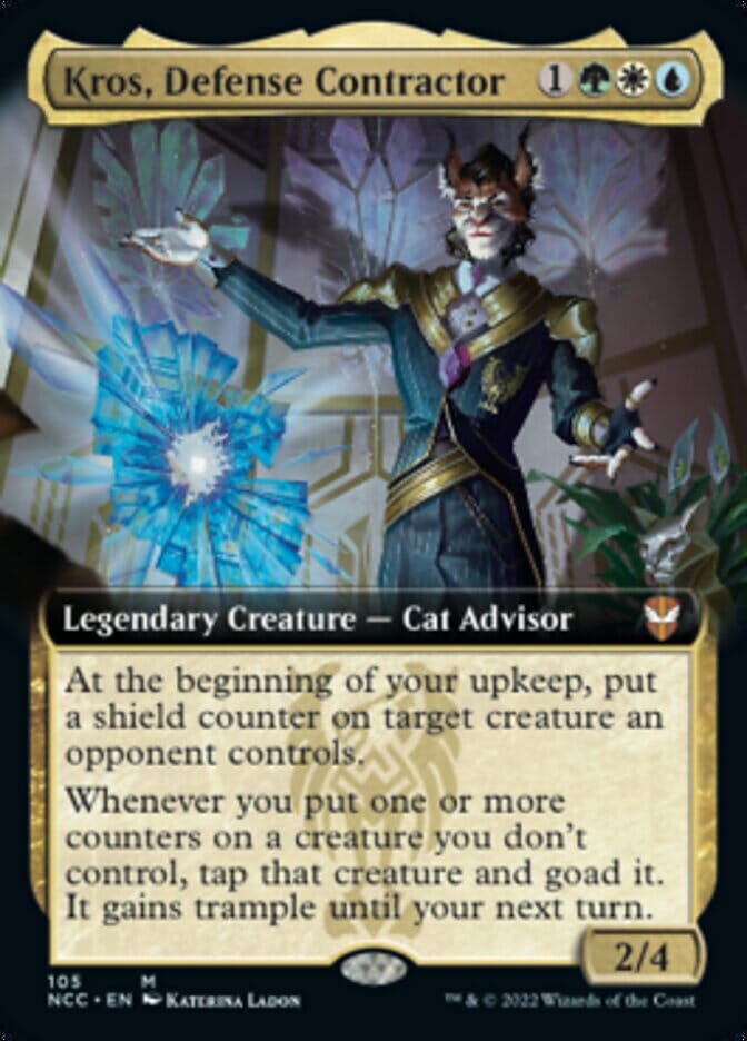 Kros, Defense Contractor (Extended Art) [Streets of New Capenna Commander] MTG Single Magic: The Gathering  | Multizone: Comics And Games
