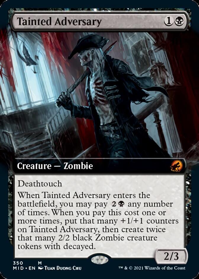 Tainted Adversary (Extended) [Innistrad: Midnight Hunt] MTG Single Magic: The Gathering  | Multizone: Comics And Games
