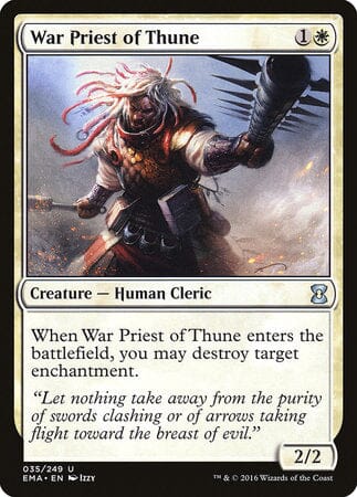 War Priest of Thune [Eternal Masters] MTG Single Magic: The Gathering  | Multizone: Comics And Games