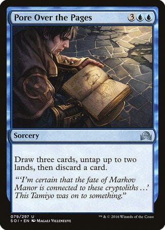 Pore Over the Pages [Shadows over Innistrad] MTG Single Magic: The Gathering  | Multizone: Comics And Games